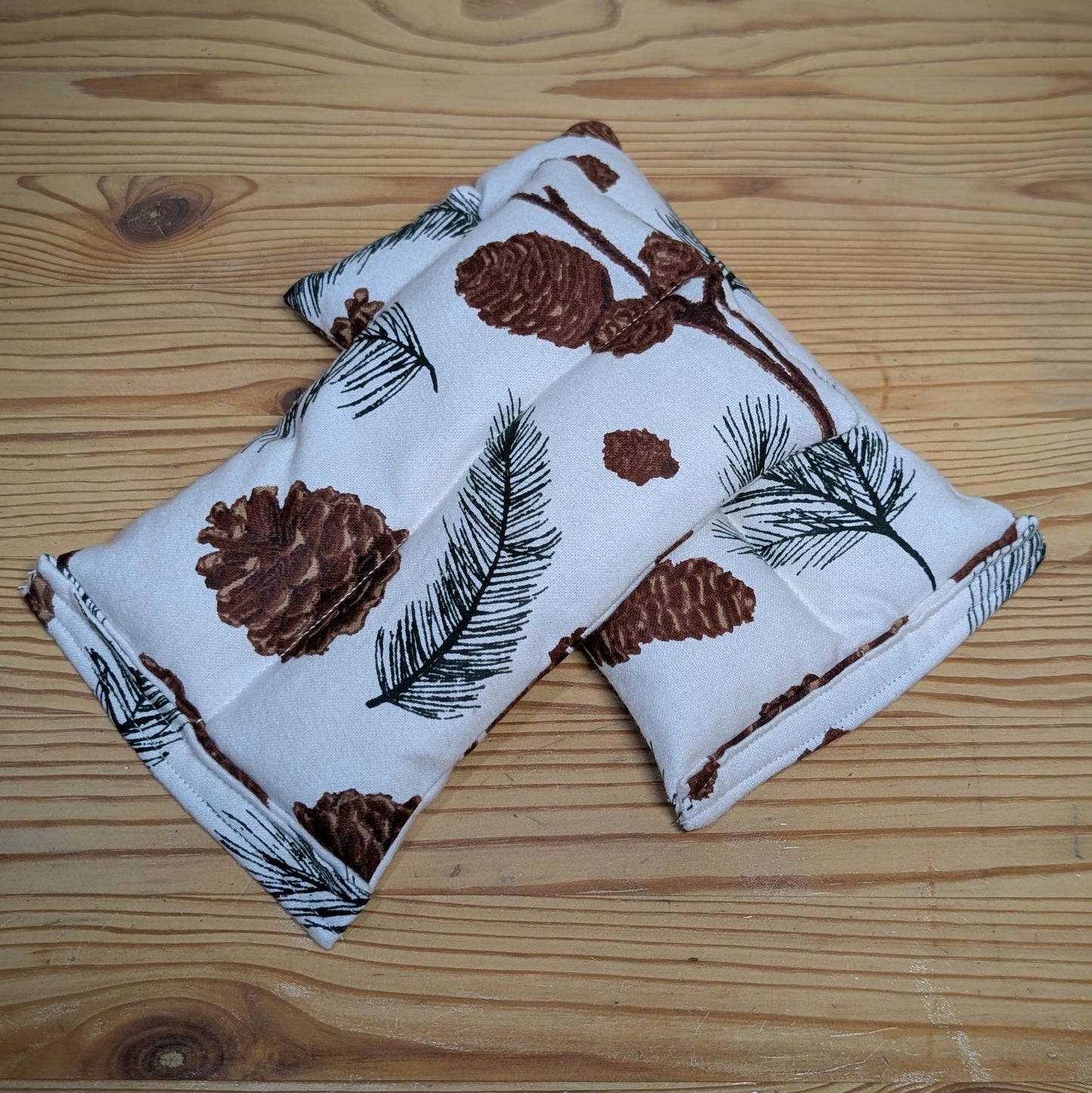 Pinecone ~ Unscented Therapeutic Rice Bag - Face/Neck Size