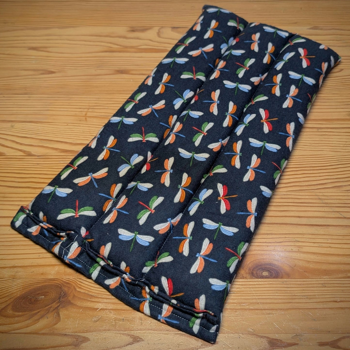 Dragonfly ~ Unscented Therapeutic Rice Bag - Back/Lap Size