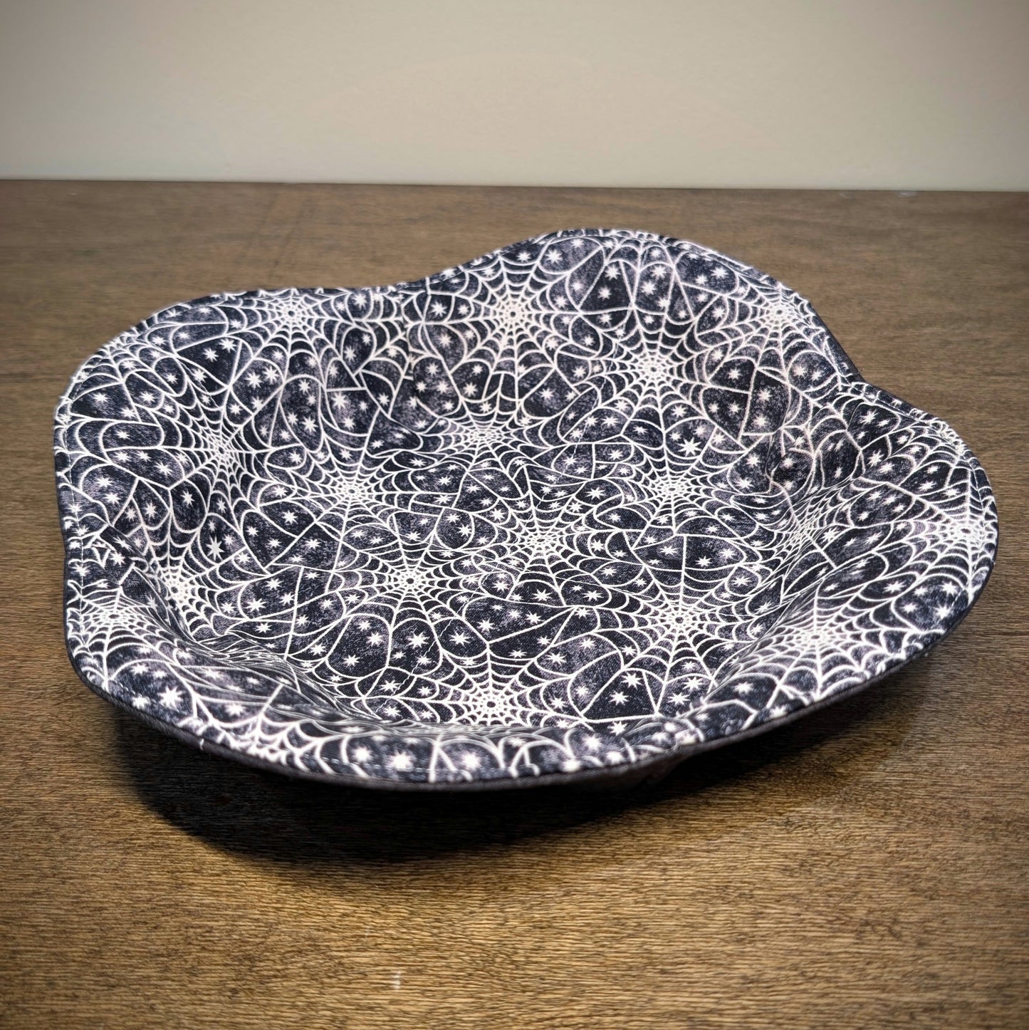 Spiderweb with White Stars - Small Plate Cozy