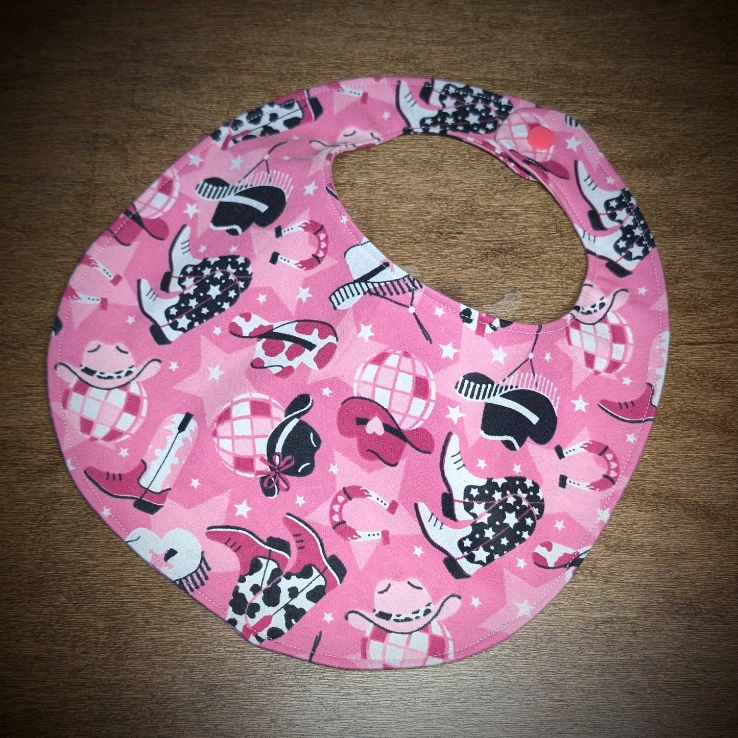 Disco Cowgirl - Baby Bib