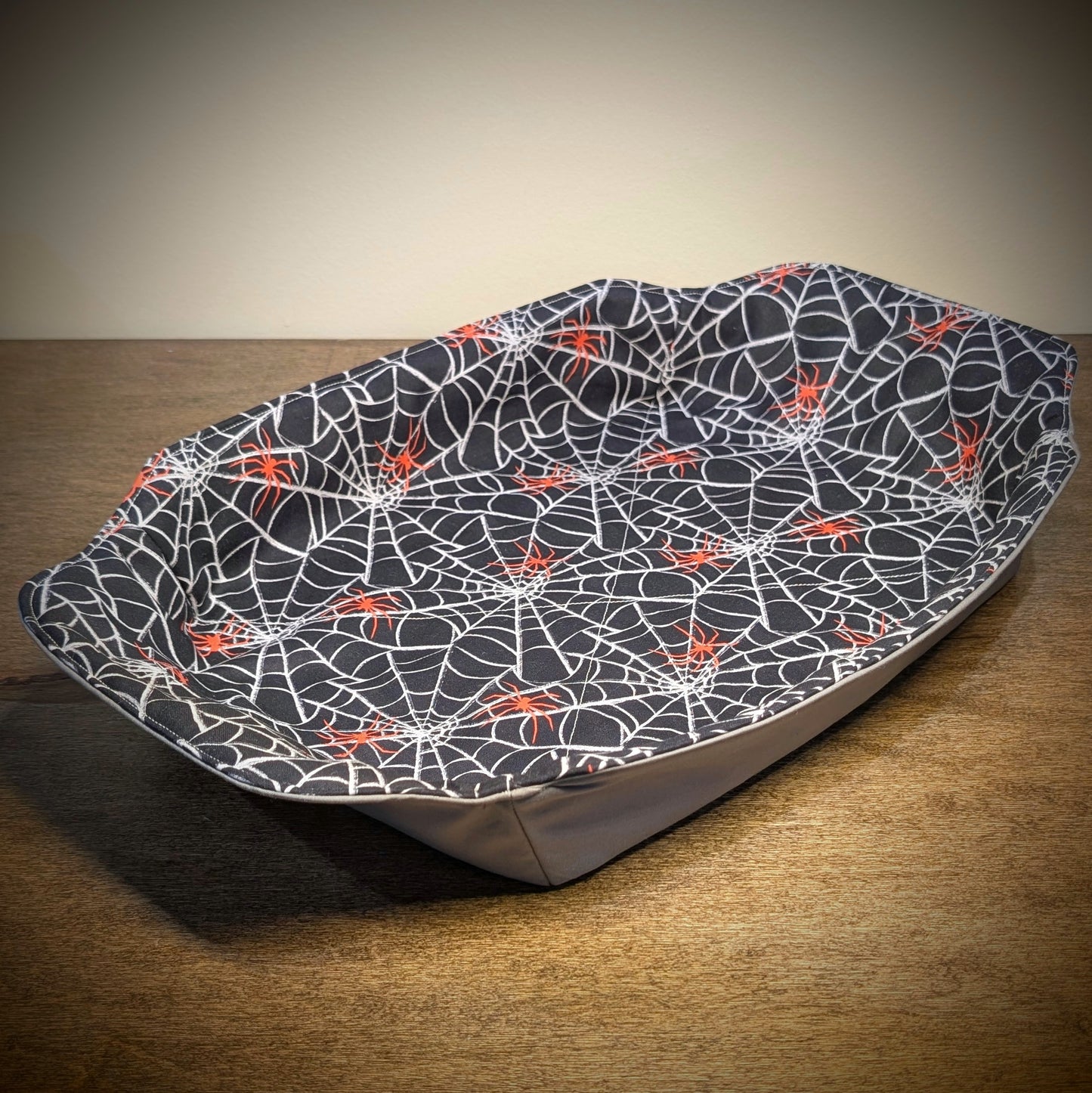 Spiderweb with Spiders - Casserole Pan Cozy
