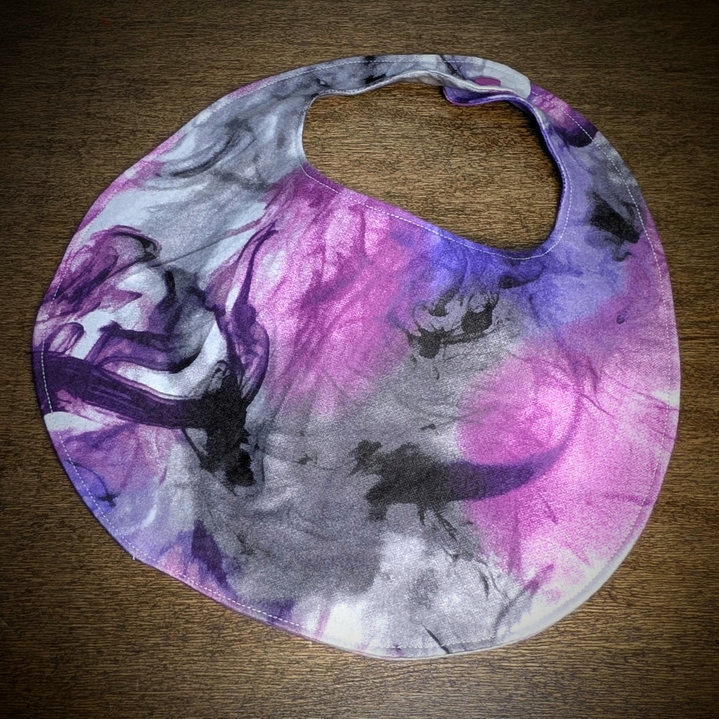Purple Watercolor - Baby Bib