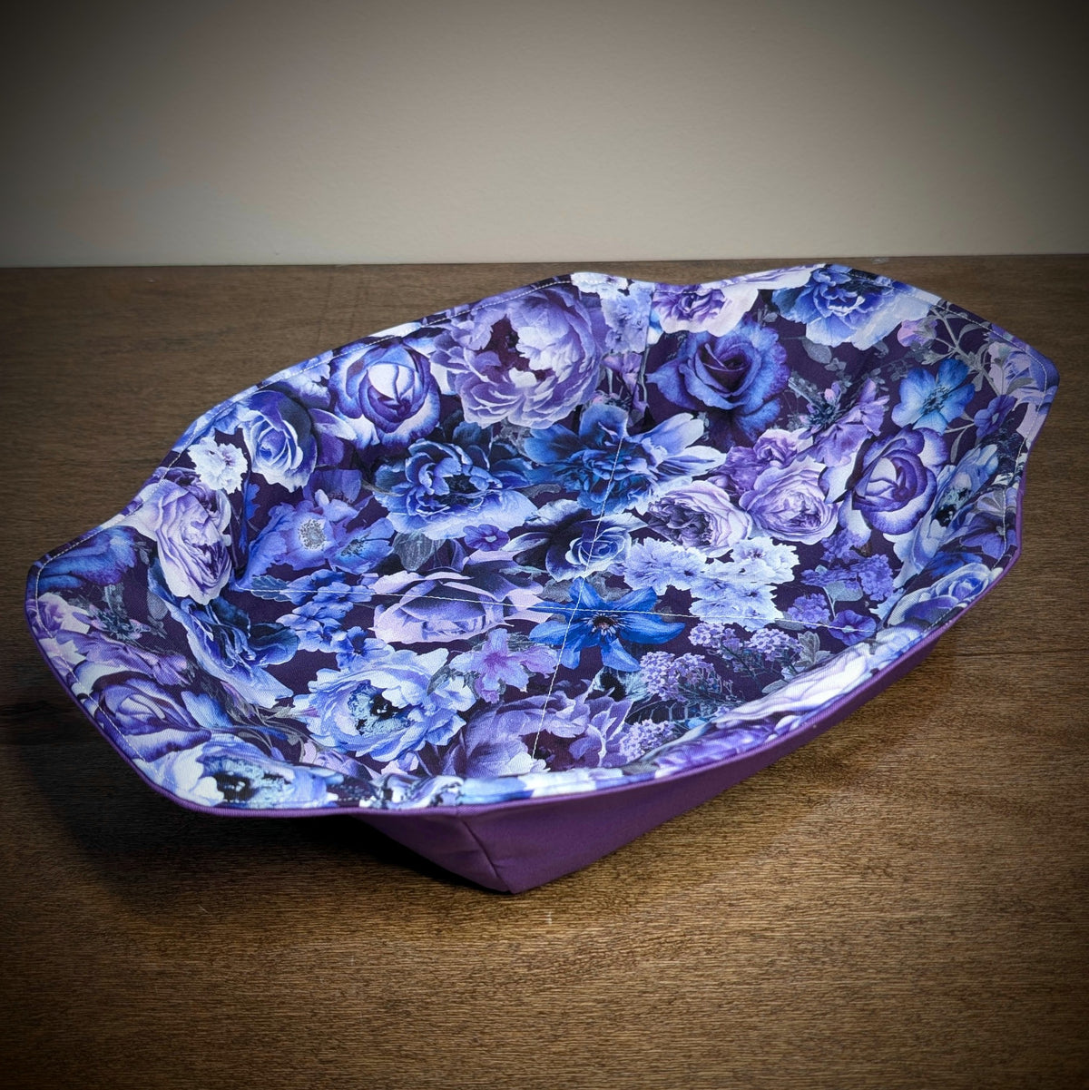 Blue & Purple Flowers - Square/Brownie Pan Cozy