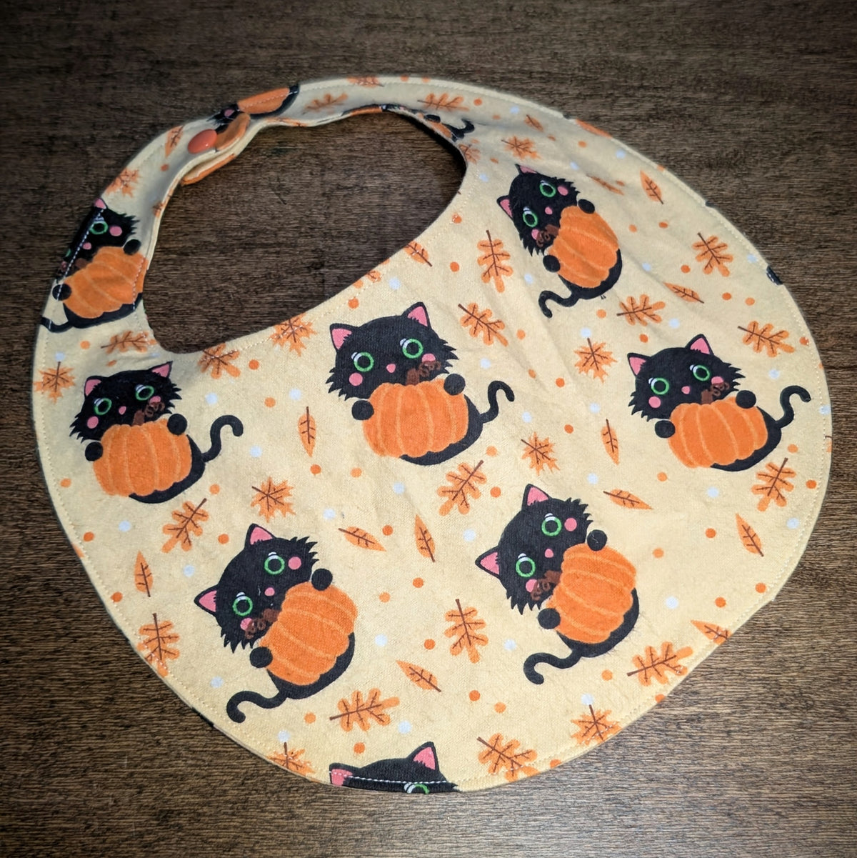 Cats in Pumpkins - Baby Bib