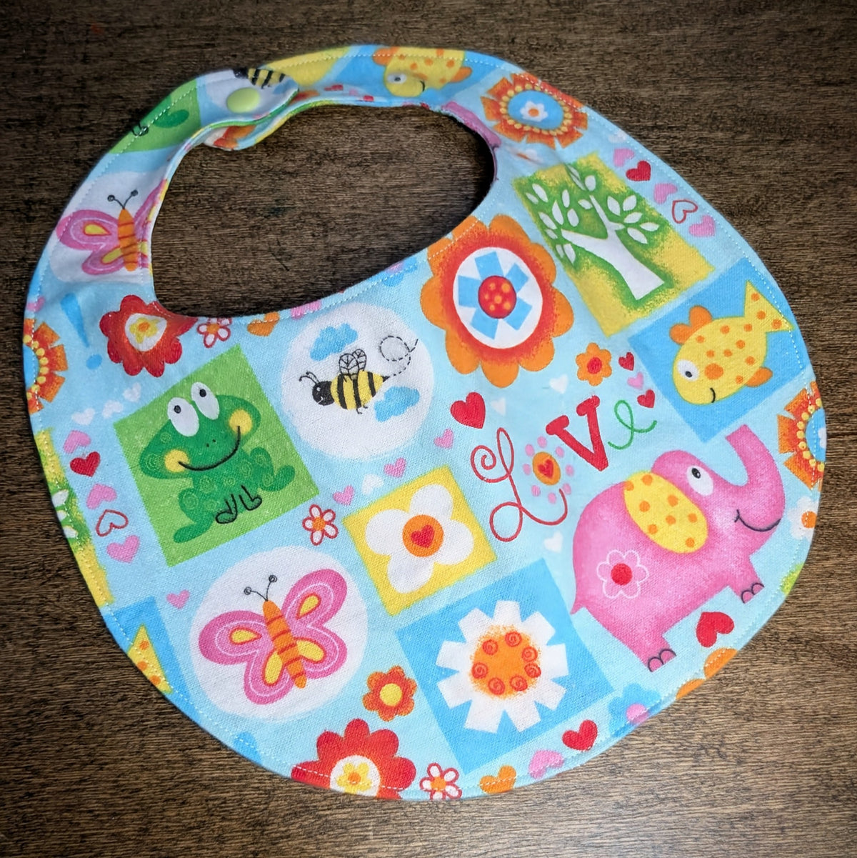 Cartoon Collage - Baby Bib