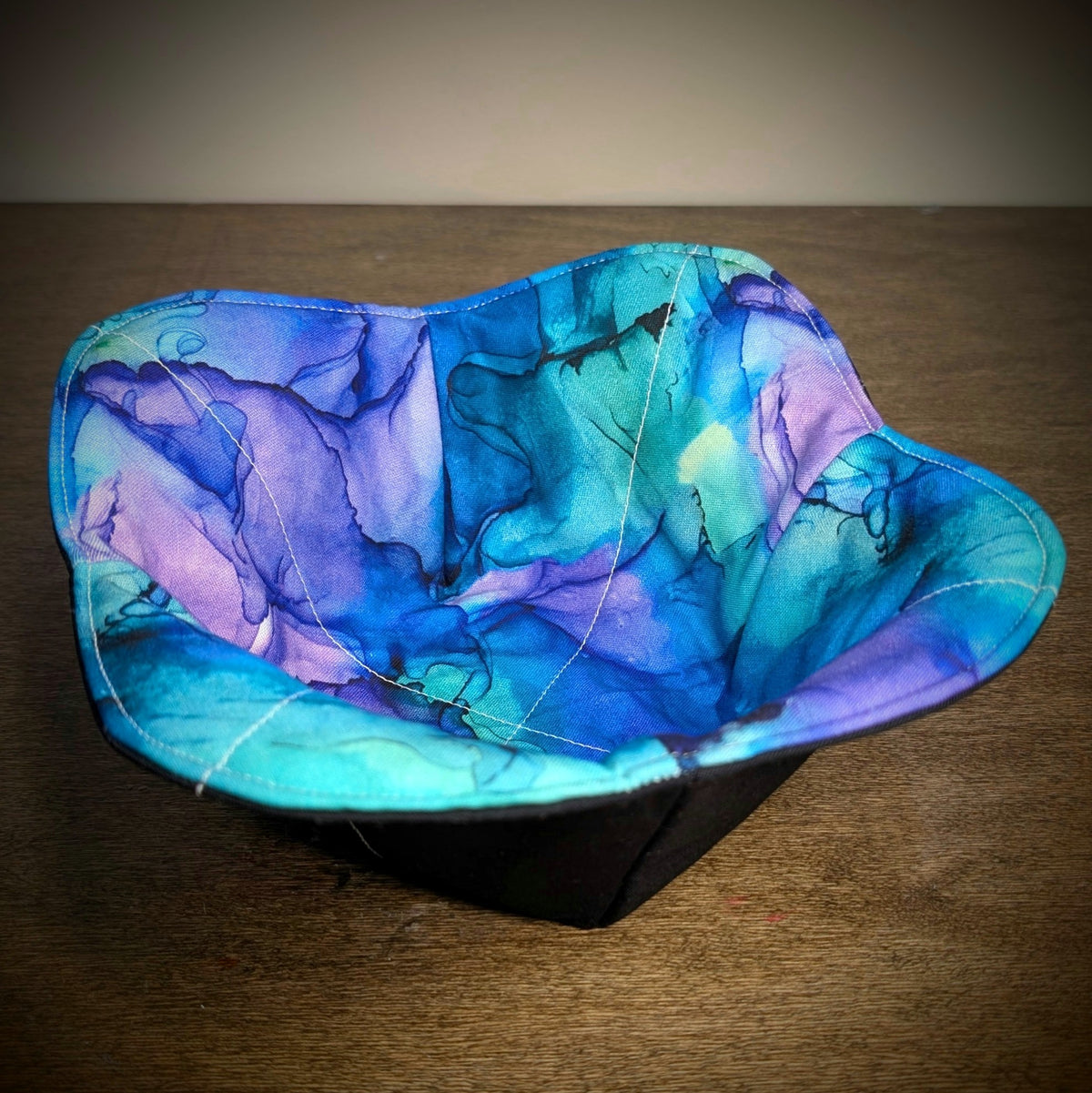 Watercolor - Green, Blue, & Purple - Bowl Cozy
