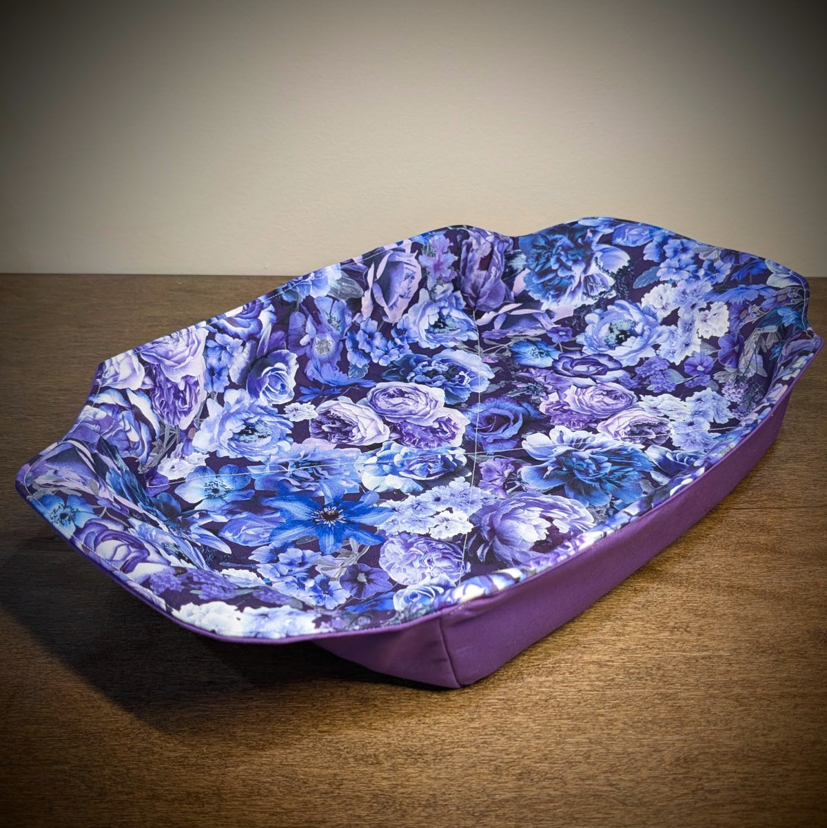 Blue & Purple Flowers - Casserole Pan Cozy