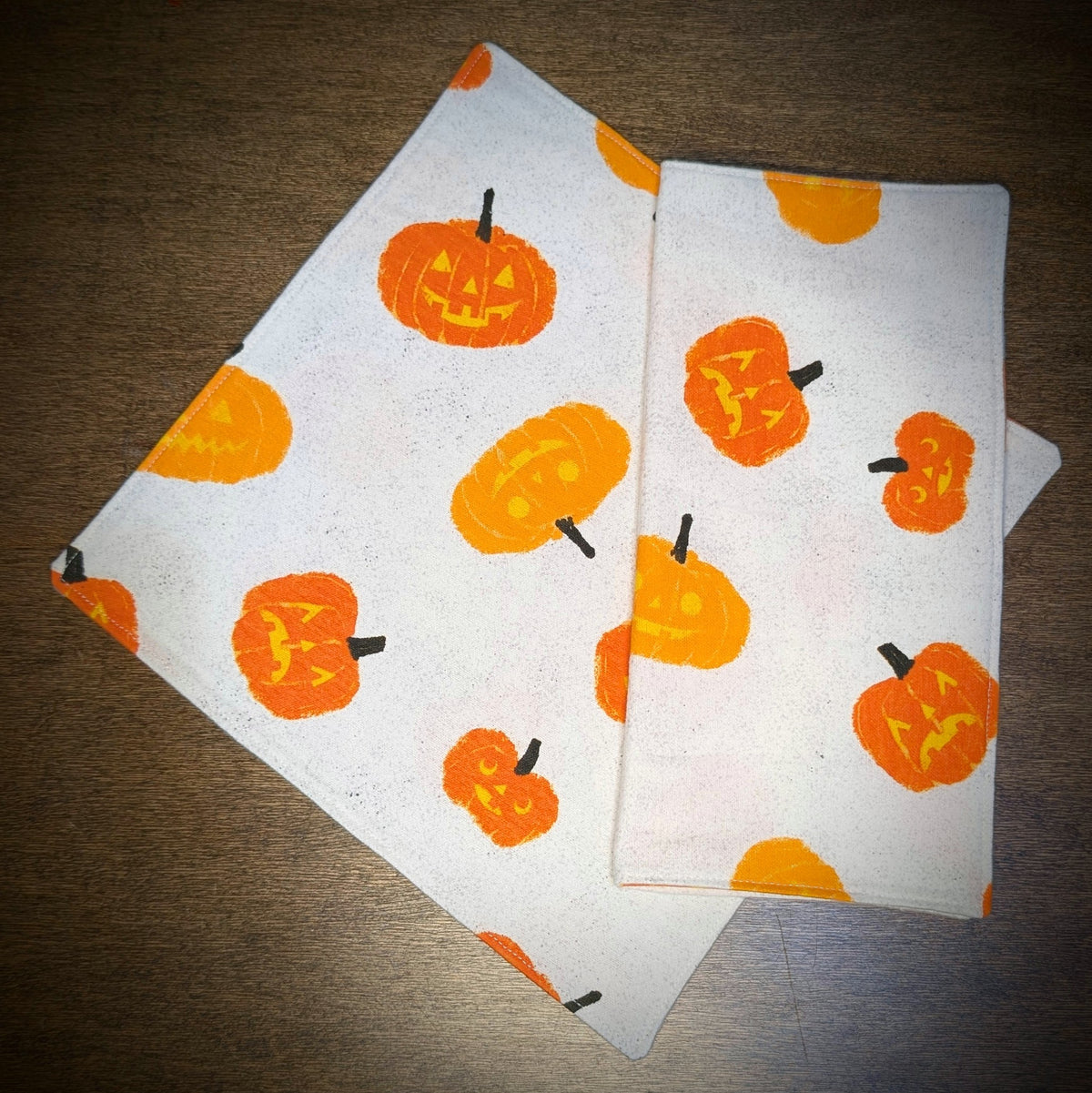 Jack-o-lanterns on White ~ Toddler Towel
