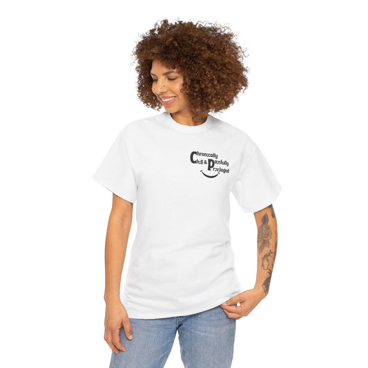 Chronically Chill & Painfully Privileged Unisex Heavy Cotton Tee