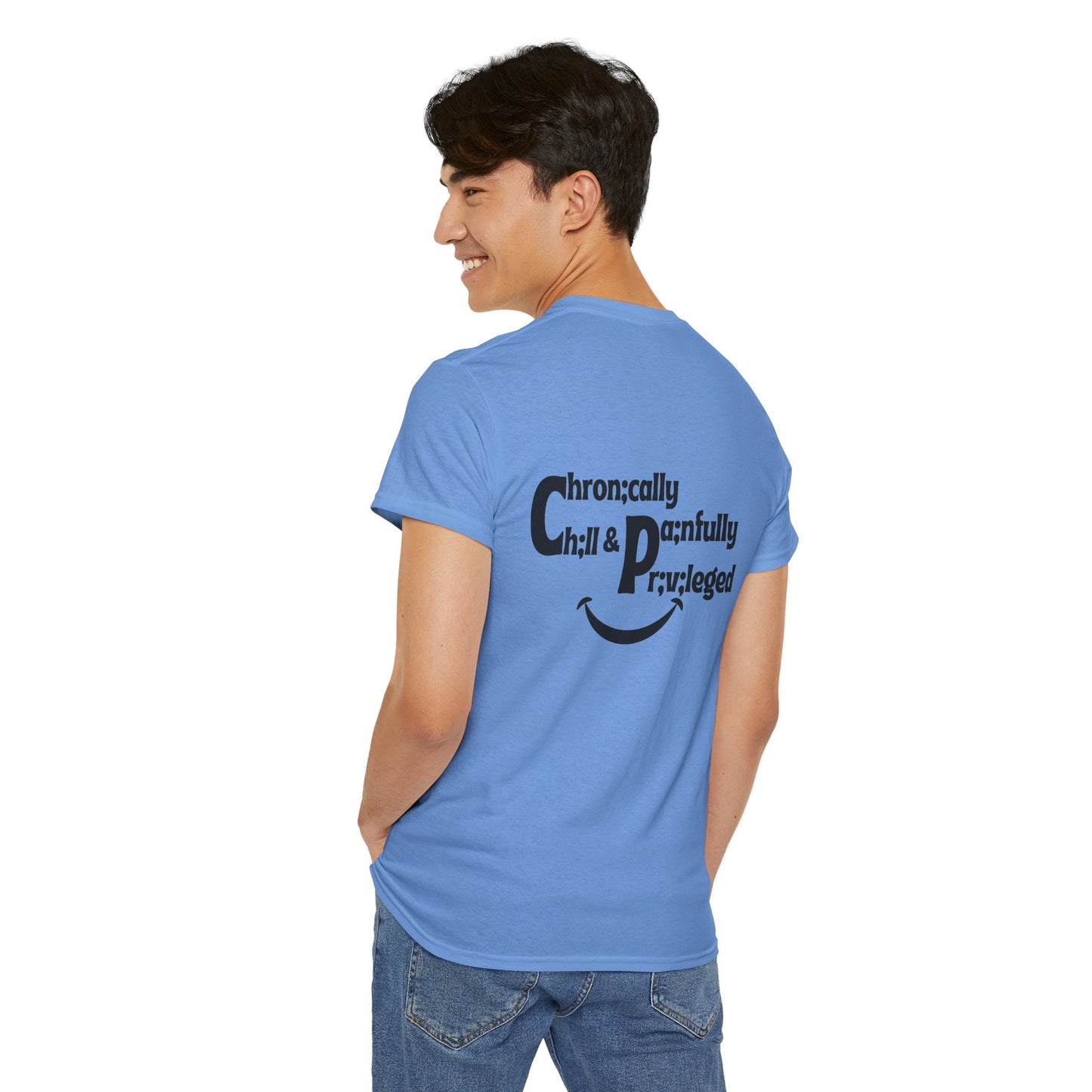 Chronically Chill & Painfully Privileged Unisex Heavy Cotton Tee