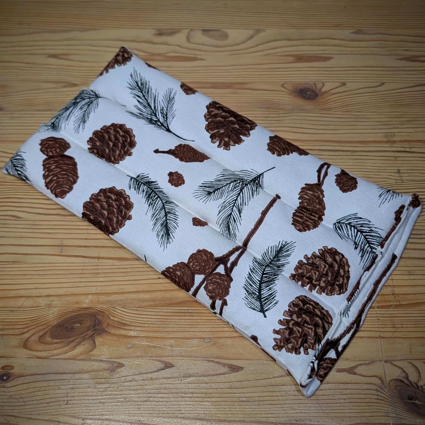 Pinecone ~ Unscented Therapeutic Rice Bag - Back/Lap Size