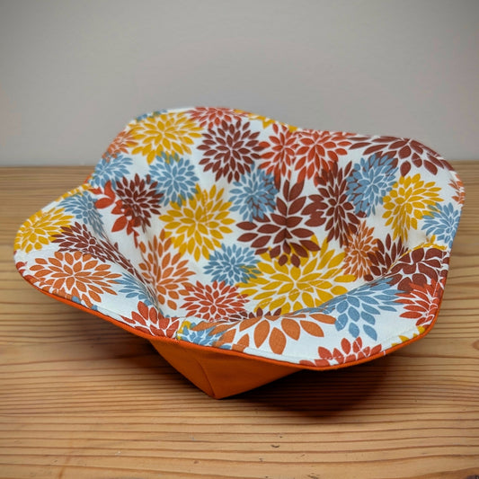 Fall Flower Bursts - Bowl Cozy