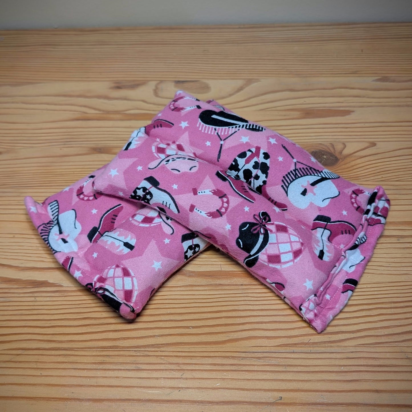 Disco Cowgirl ~ Unscented Therapeutic Rice Bag - Face/Neck Size