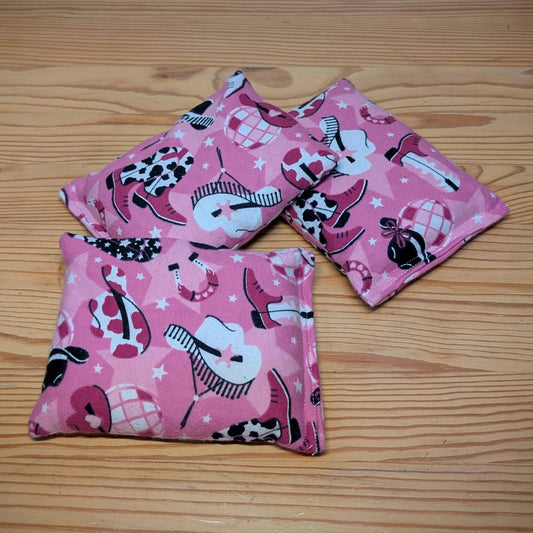Disco Cowgirl ~ Unscented Therapeutic Rice Bag - BooBoo/Hand Size