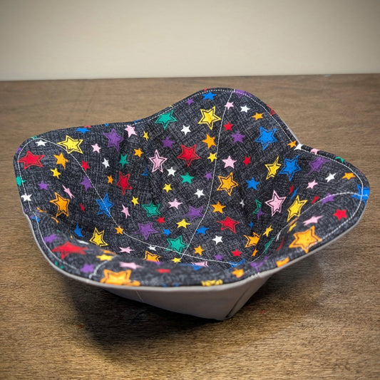 Stars on Gray - Bowl Cozy