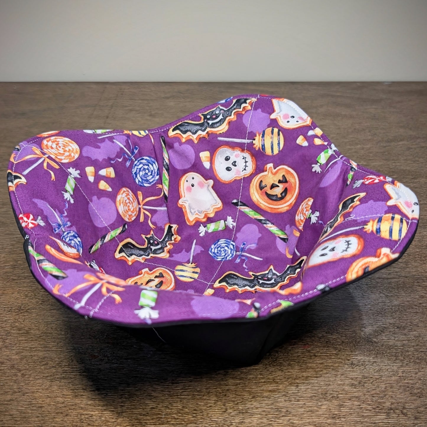 Halloween Treats on Purple - Bowl Cozy