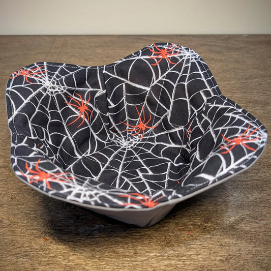 Spiderweb with Spiders - Bowl Cozy