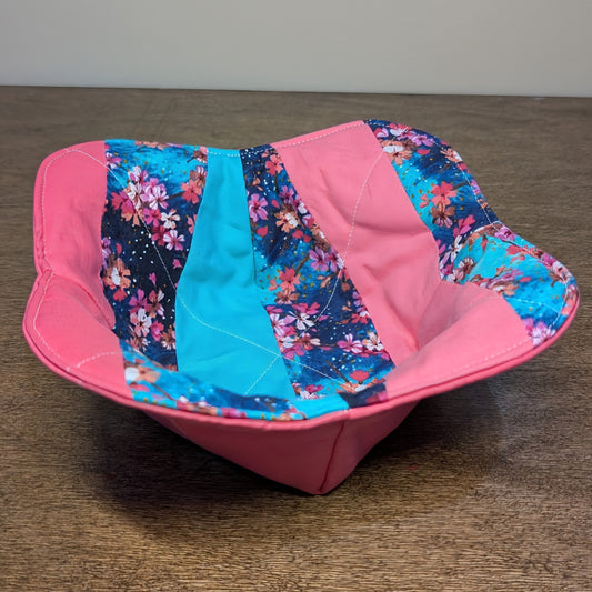 Quilted Bowl Cozy - Cherry Blossoms