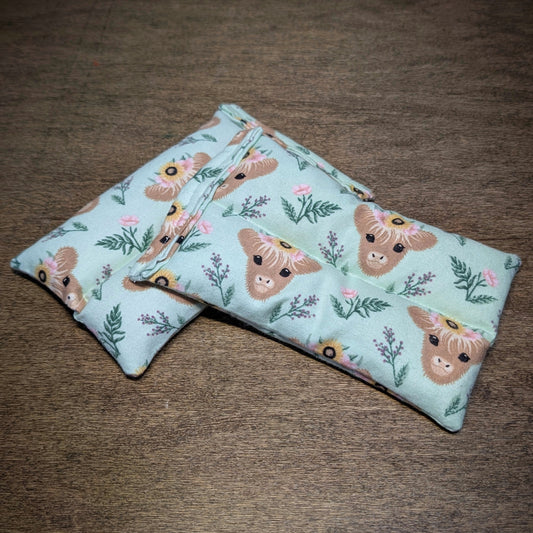 Cows ~ Unscented Therapeutic Rice Bag - Face/Neck Size