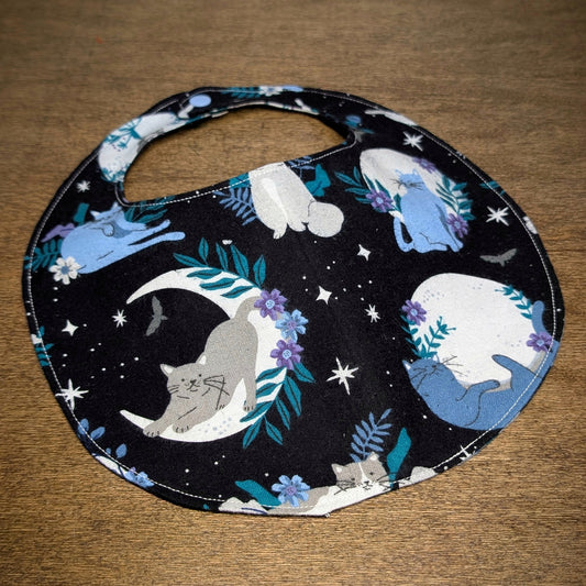 Moon Cats - Baby Bib