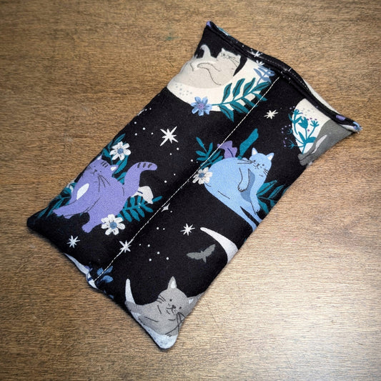 Moon Cats ~ Unscented Therapeutic Rice Bag - Face/Neck Size
