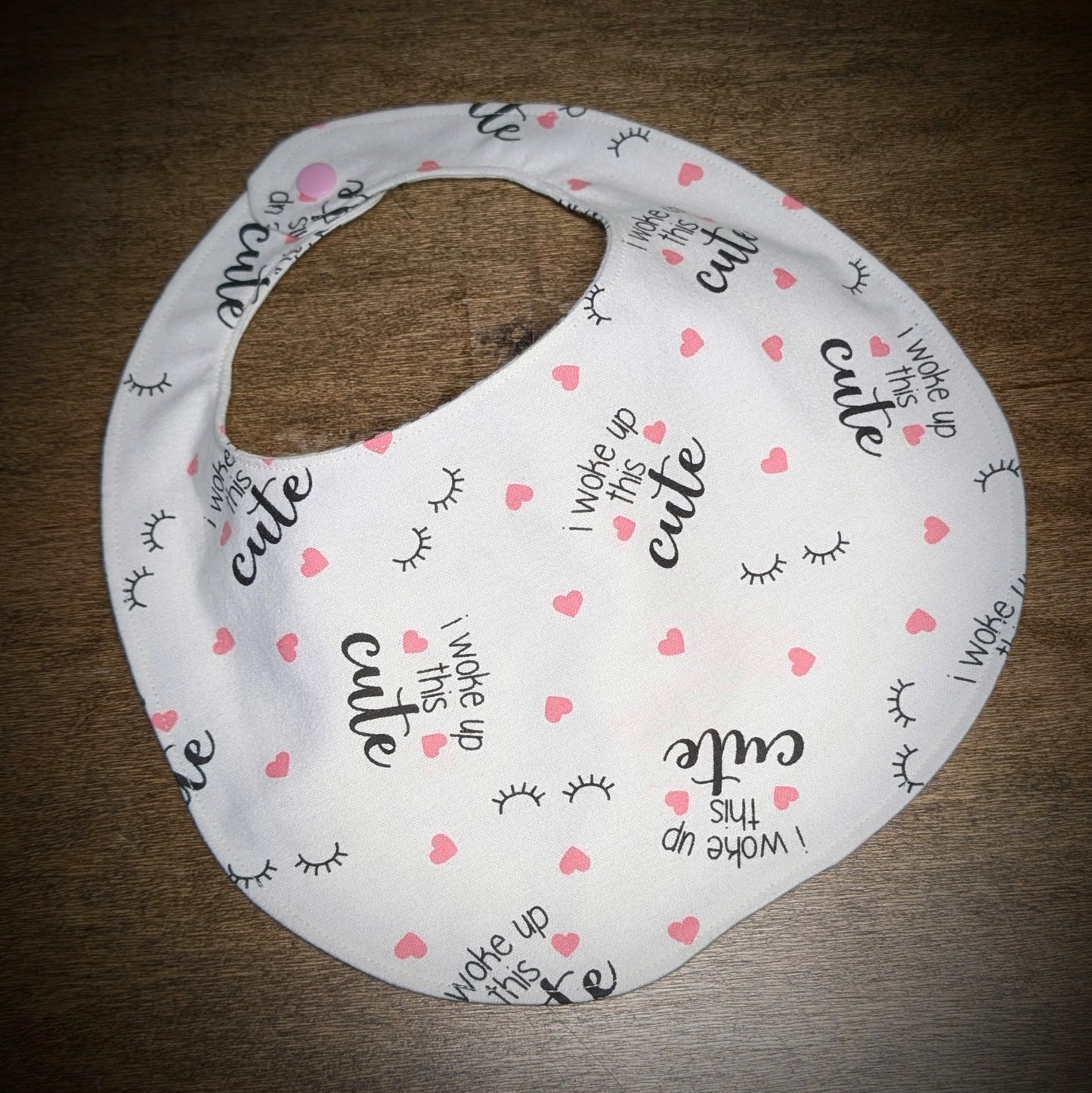I Woke Up This Cute - Baby Bib