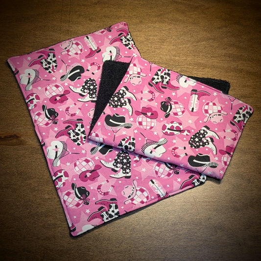 Disco Cowgirl - Burp Cloth