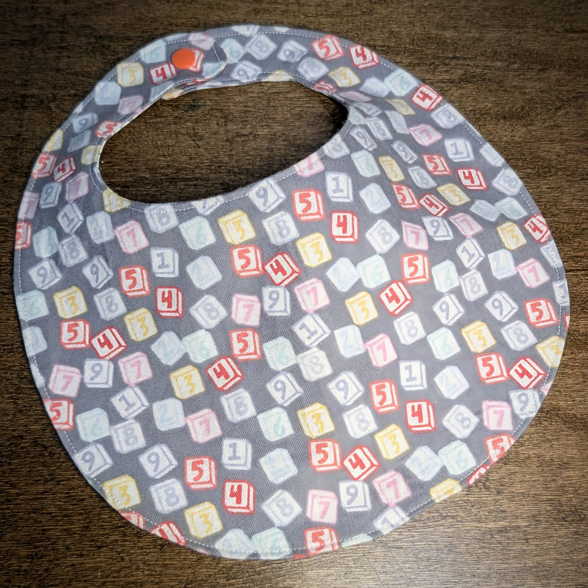 Number Blocks - Baby Bib