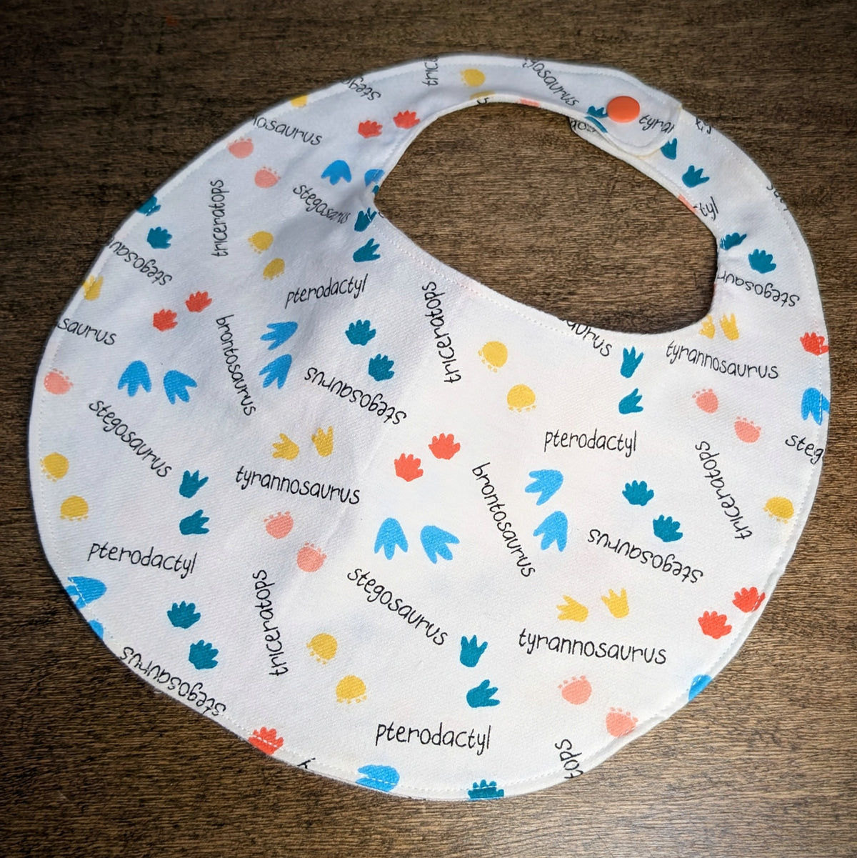 Dino Feet - Baby Bib