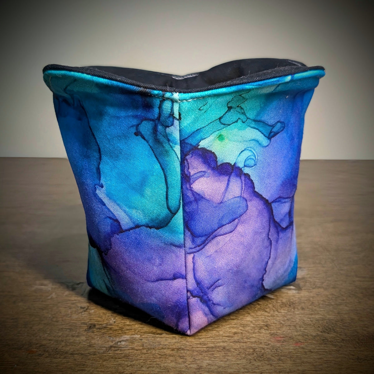 Watercolor - Green, Blue, & Purple - Ice Cream/Gelato Pint Cozy