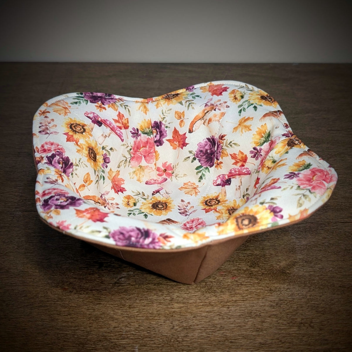Mushrooms & Flowers - Bowl Cozy