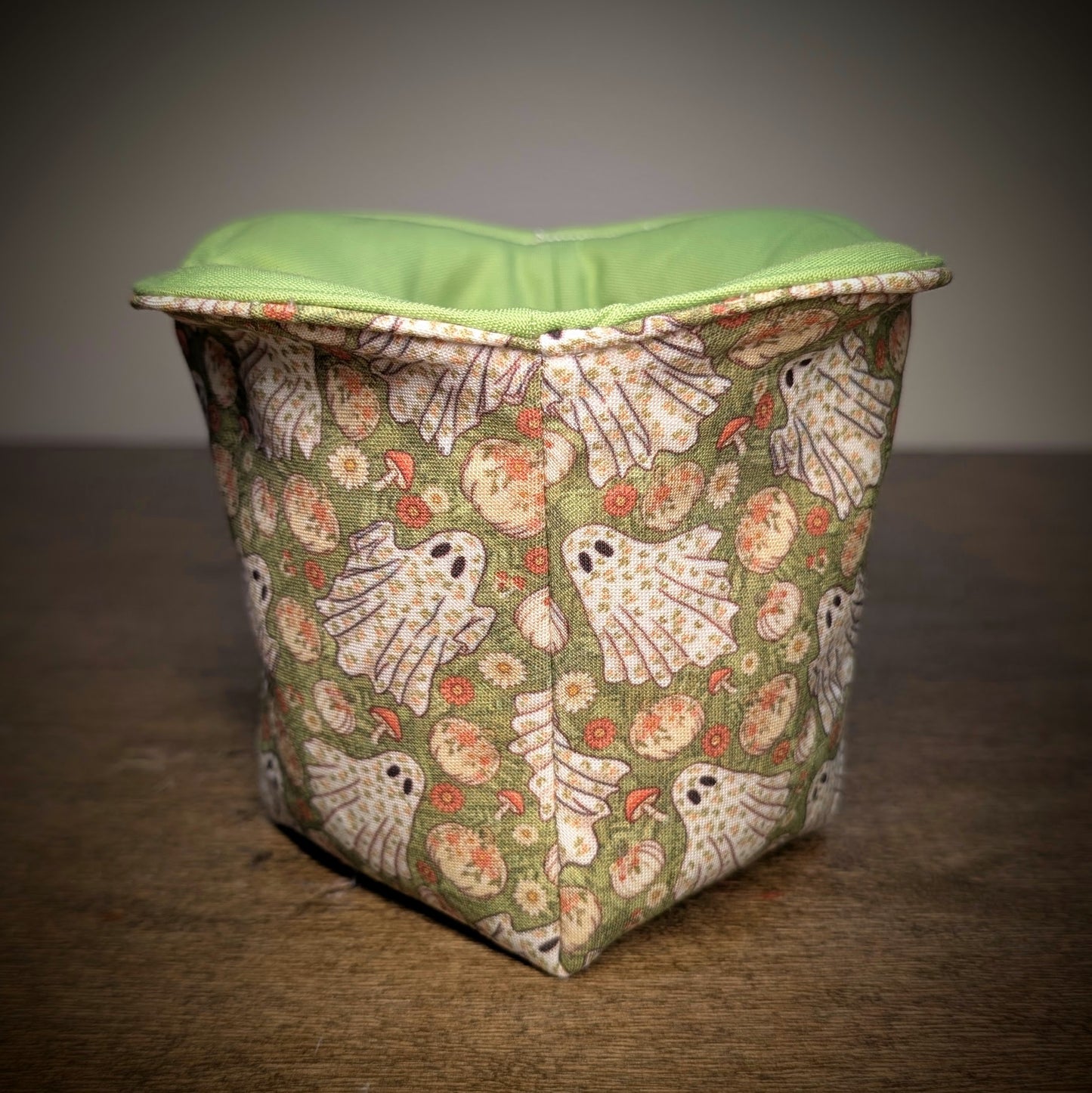 Floral Ghost - Ice Cream/Gelato Pint Cozy