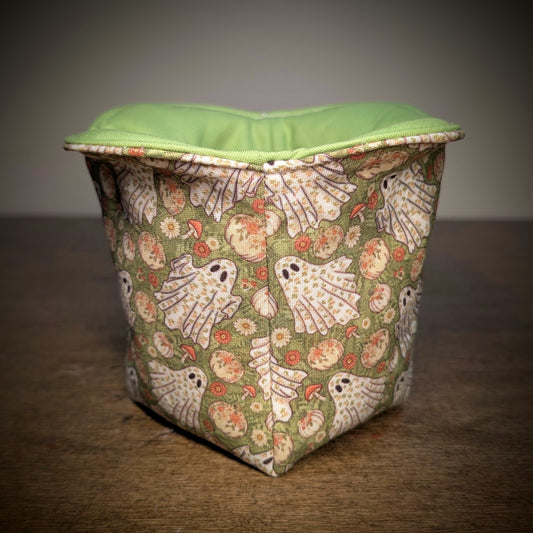 Floral Ghost - Ice Cream/Gelato Pint Cozy
