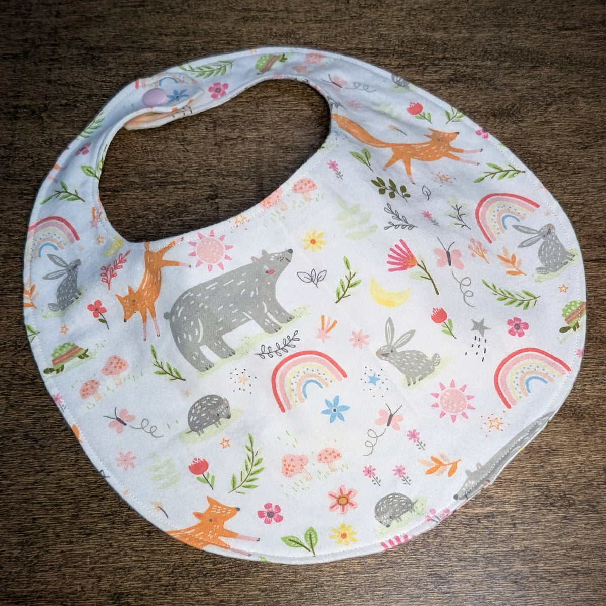 Whimsical Woodland Animals - Baby Bib